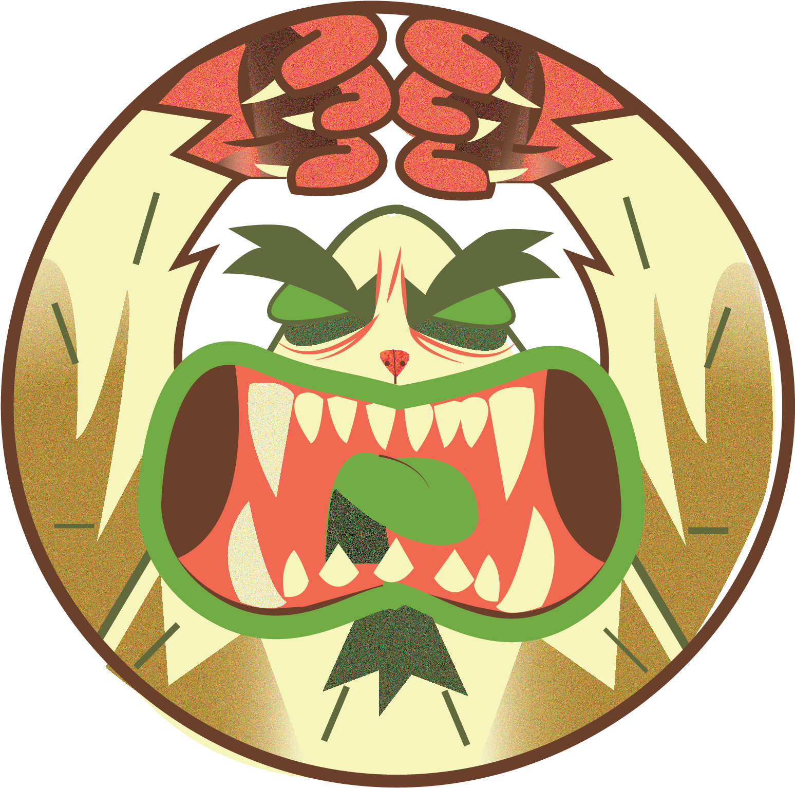 Raygun Monster - Illustration Clipart (1785x1792), Png Download