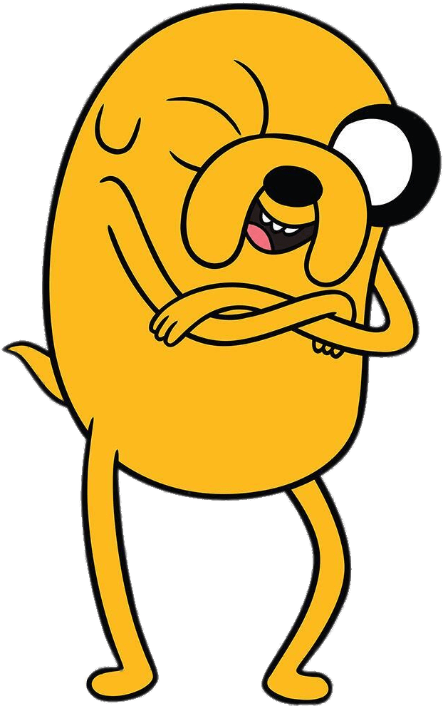 Adventure Time Jake The Dog Blinking Clipart (1000x1000), Png Download