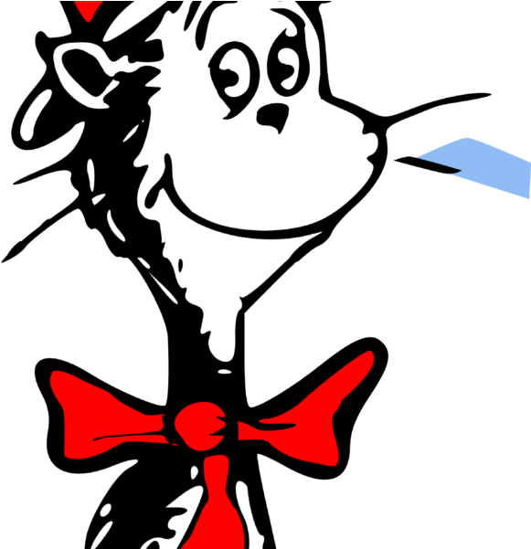 Cathat - Cat In The Hat Clipart (600x600), Png Download