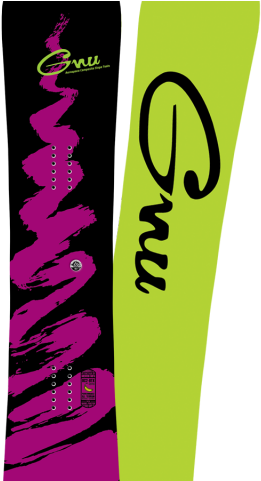 Snowboarding Clipart Snowboard Gear - Gnu Carver - Png Download (640x480), Png Download