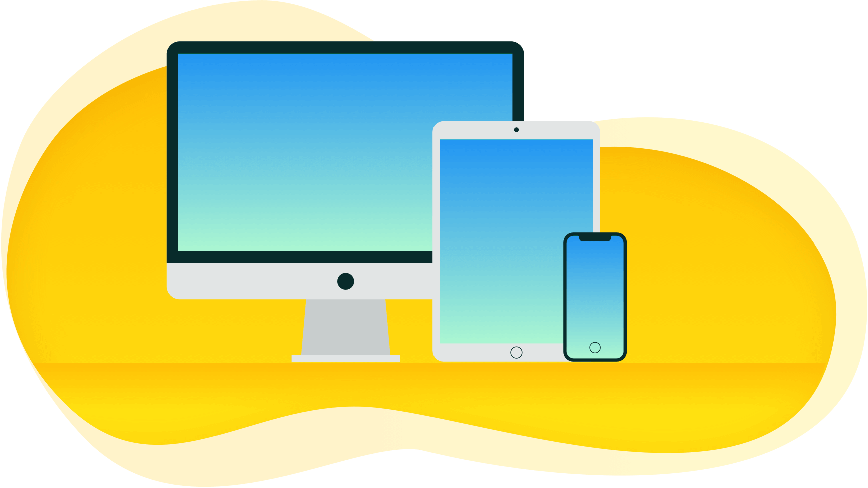 Illustration Responsive Clipart (1732x974), Png Download