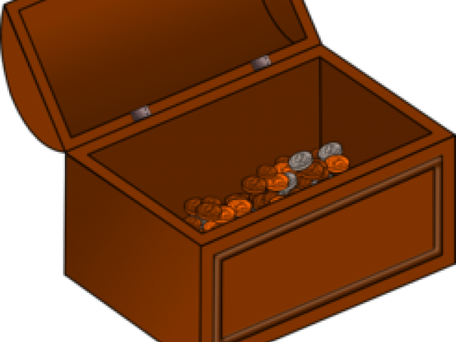 Chest Clipart Wooden Chest - Box - Png Download (640x480), Png Download