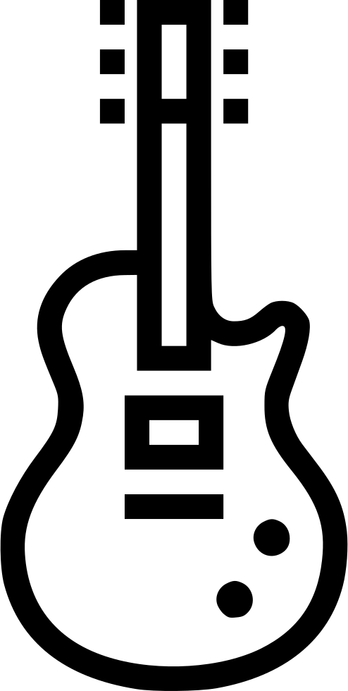 Guitar Electric Music Musician Comments Clipart (494x980), Png Download