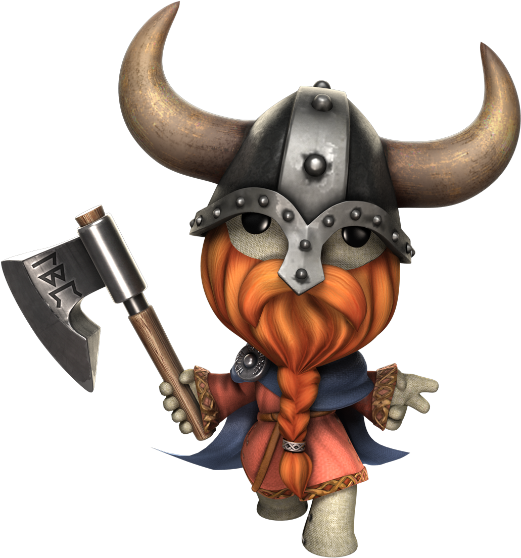 12 23 56 767 Vikingpose - Little Big Planet Viking Clipart (1200x1200), Png Download