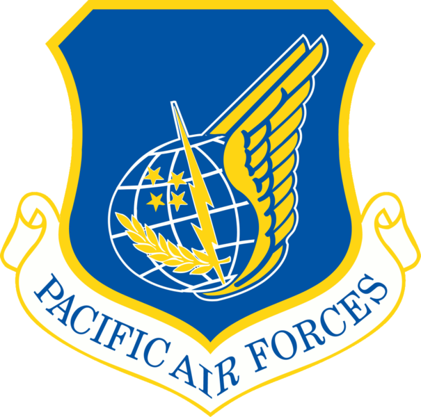 Pacific Air Forces, Us Air Force - Pacific Air Forces Logo Clipart (605x600), Png Download