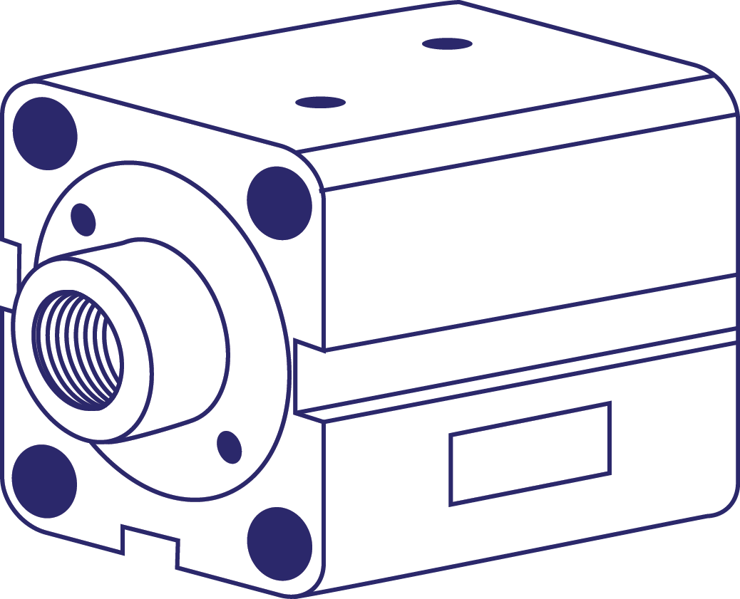 Jufan Cx-hc Sd 50n25 Compact Hydraulic Cylinder Watson - Circle Clipart (1038x841), Png Download