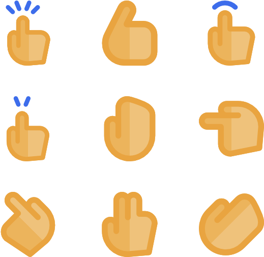 Hands & Gestures Clipart (600x564), Png Download