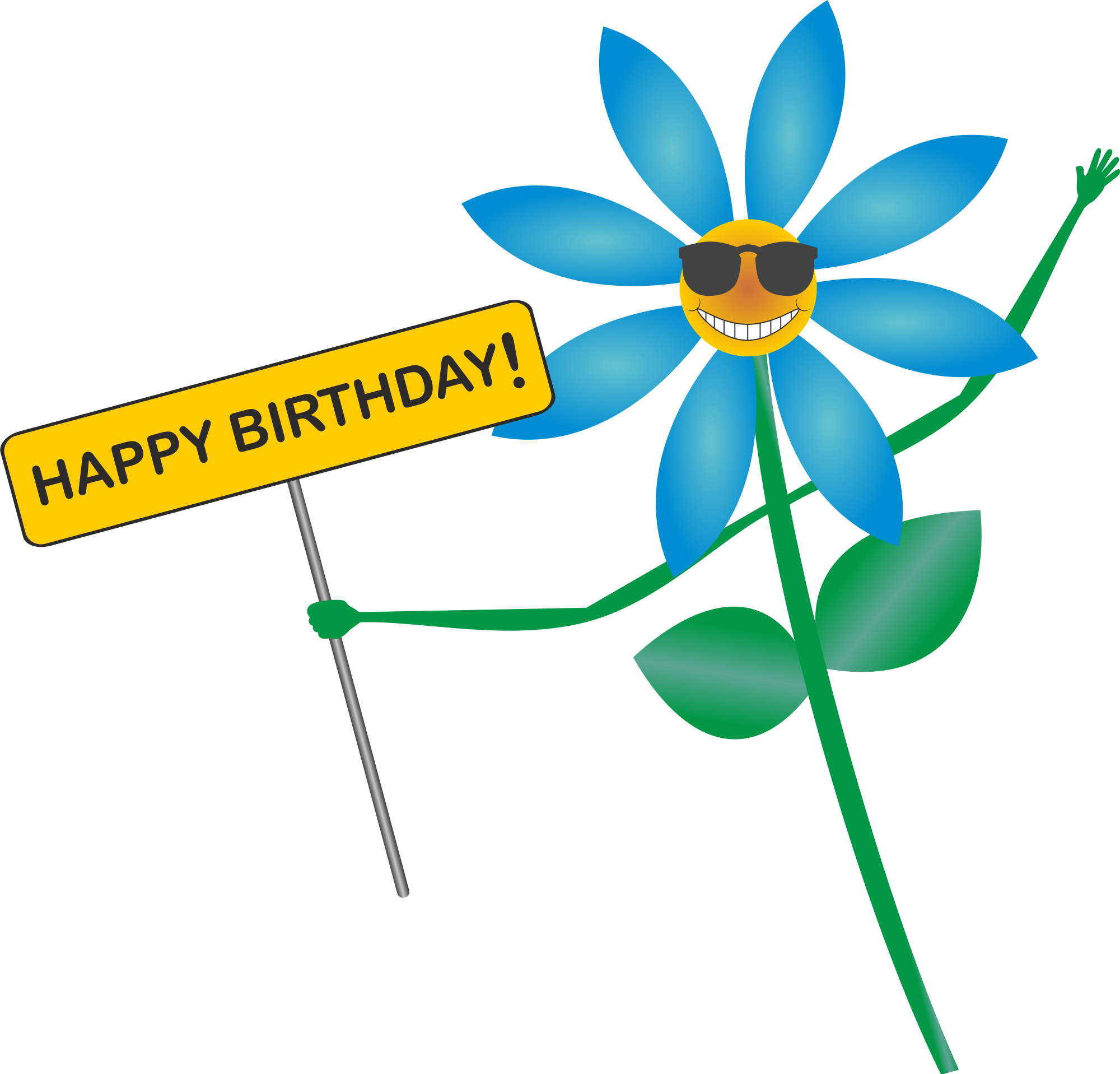 Open - Happy Birthday Great Father Clipart (2000x1917), Png Download