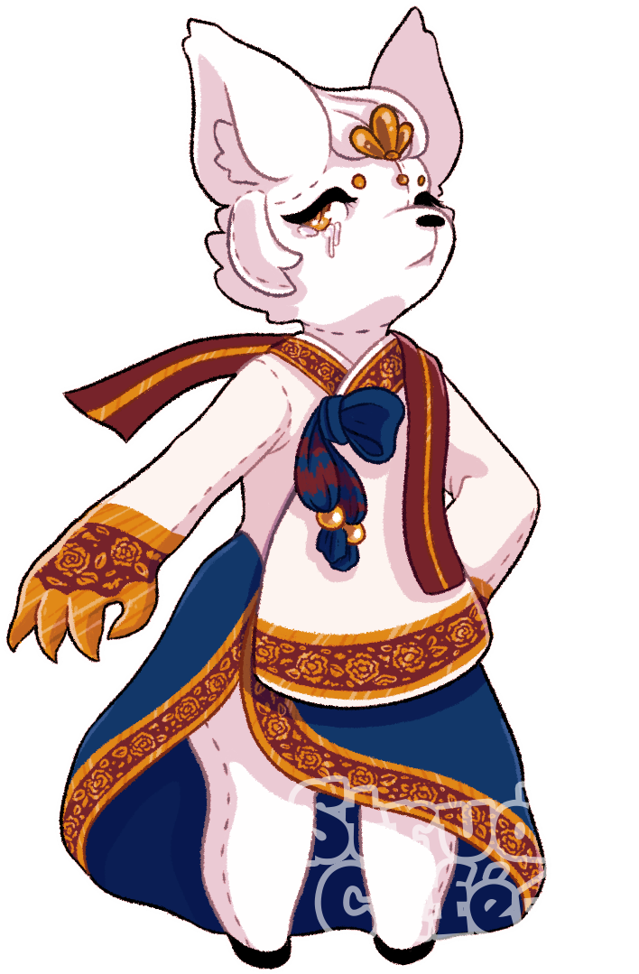 Bridal Hanbok - Cartoon Clipart (798x1132), Png Download