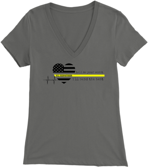 911 Dispatcher // Tell Me Your Worst And I'll Send - Shirt Clipart (600x600), Png Download