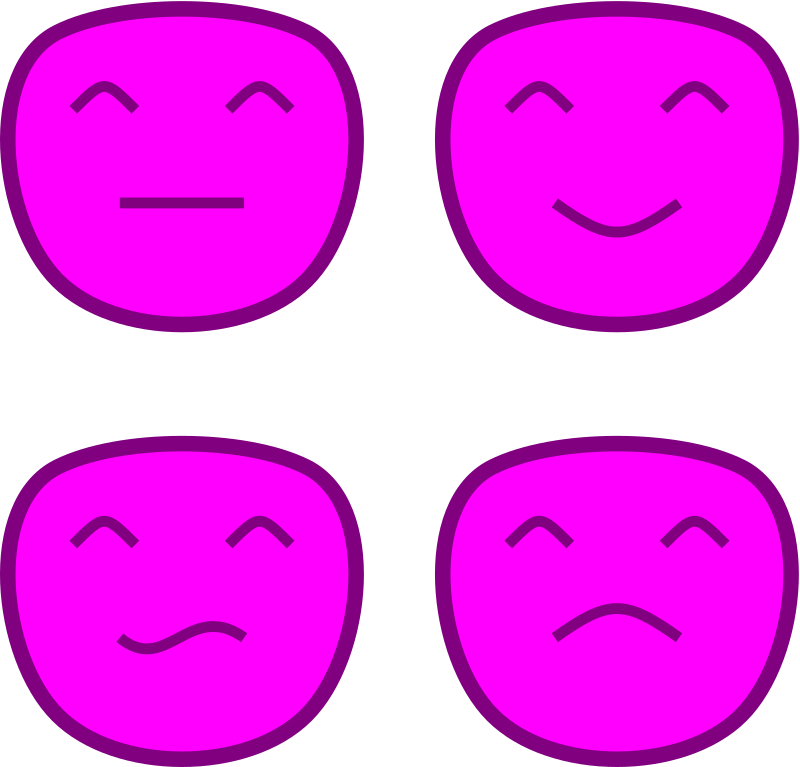 Clipart - Pink Smileys - Smiley - Png Download (800x767), Png Download