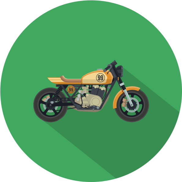 Motorcycle Towing In Calgary - Motorcycle Clipart (624x604), Png Download