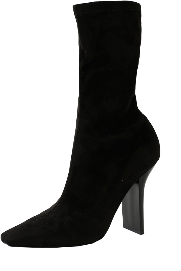 Clipart Library Stretch Square Toe Heel Booties - Sock - Png Download (960x960), Png Download