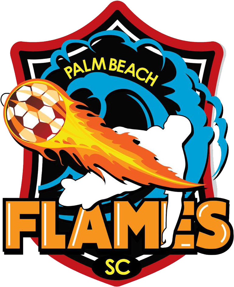 Palm Beach Flames Sc Clipart (984x1024), Png Download