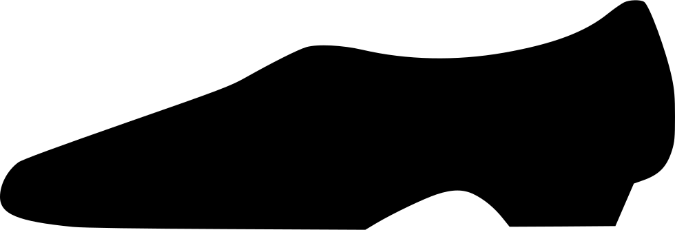 Man Shoe Dress Code Comments - Silhouette Clipart (980x334), Png Download