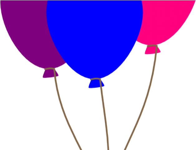Blue Balloons Clip Art - Png Download (640x480), Png Download