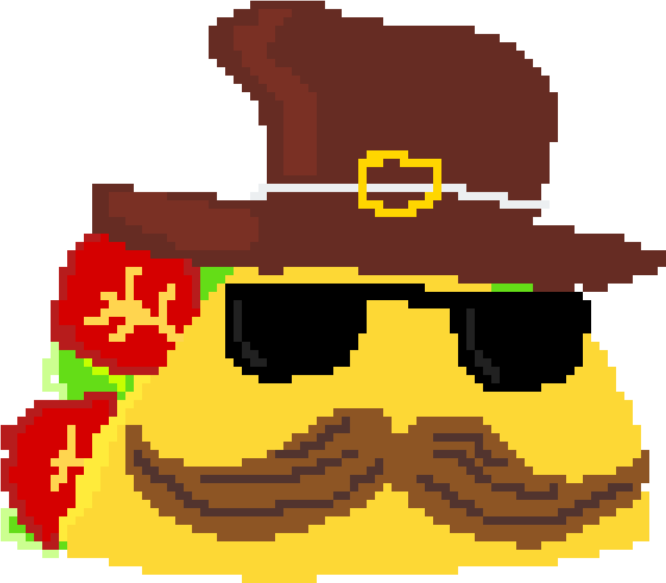 Cowboy Taco - Smiley Clipart (1200x1200), Png Download