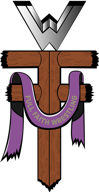Full Faith Wrestling - Cross Clipart (408x820), Png Download