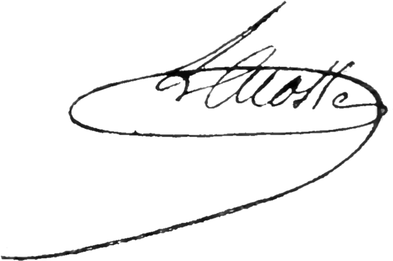 André Bruno Frévol, Count Of Lacoste - Signature Lacoste Clipart (795x542), Png Download