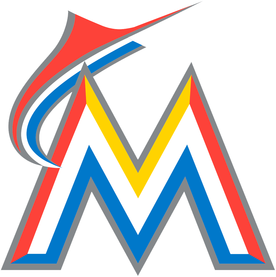 Louisiana Clipart Baseball Lsu - Miami Marlins Logo - Png Download (900x905), Png Download