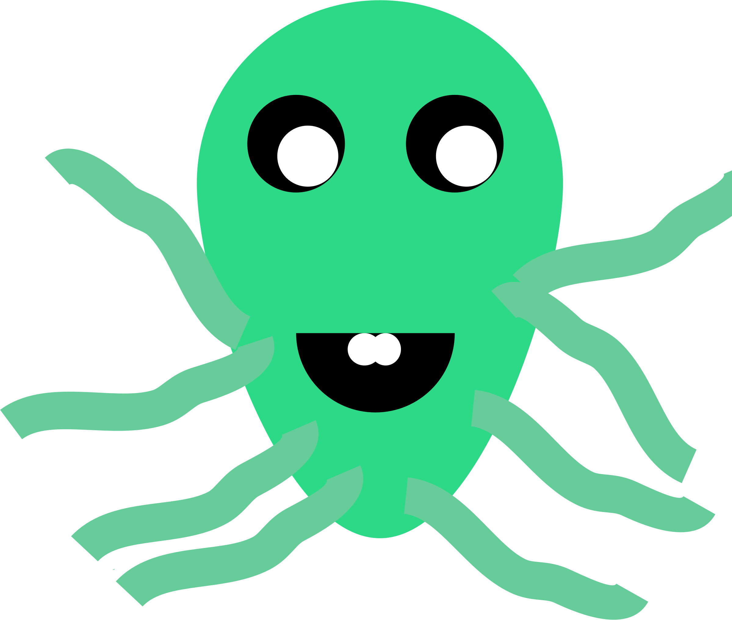 Clipart Octopus Clipart - Png Download (2399x2032), Png Download