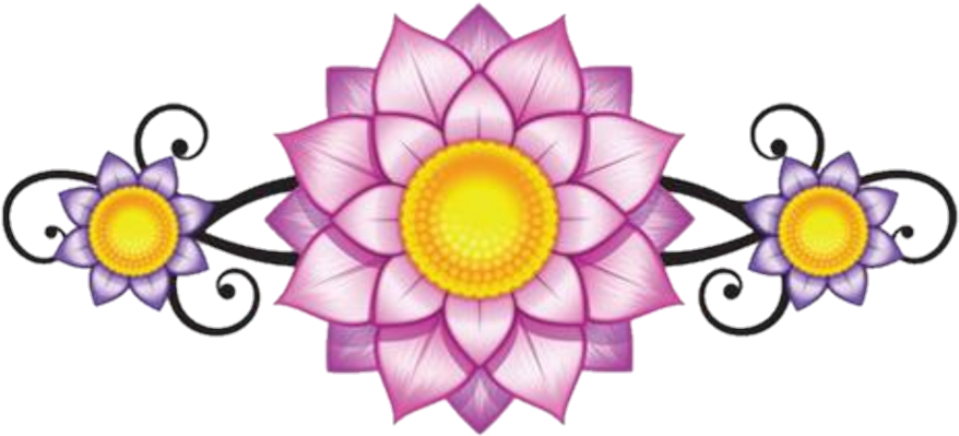 Floral Sticker Clipart (1024x542), Png Download