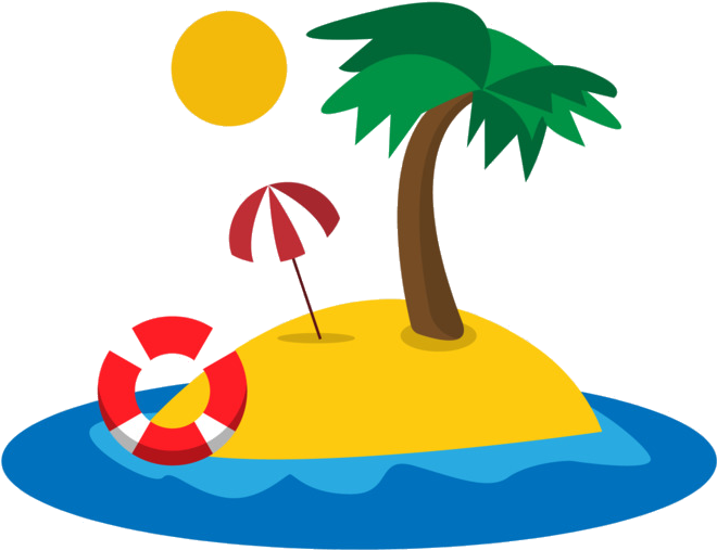 Resort & Restaurant - Palmeras De Playa Dibujos Clipart (802x802), Png Download