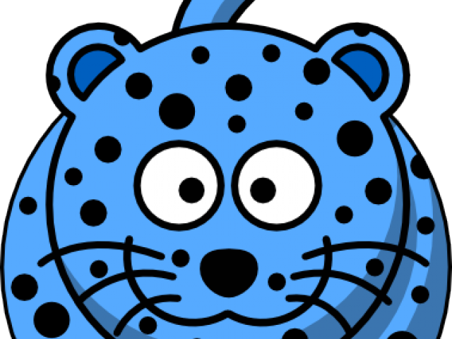 Cheetah Clipart Paw - Easy To Draw Amur Leopard - Png Download (640x480), Png Download