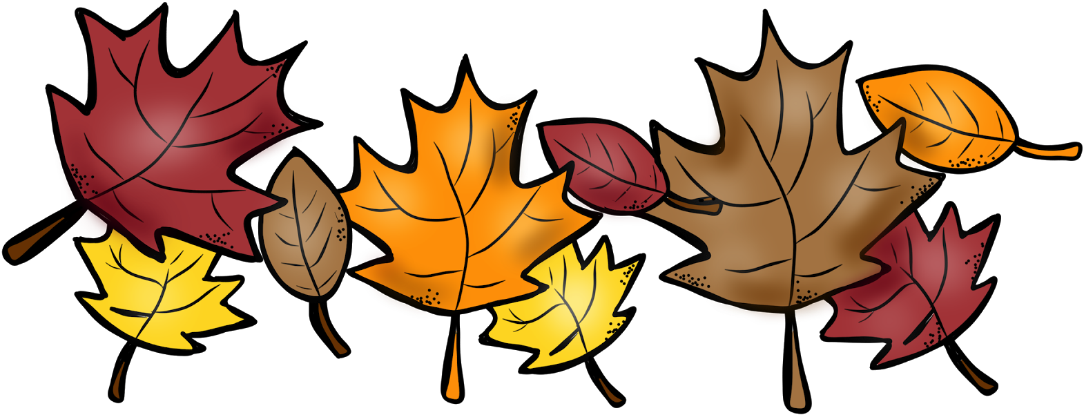 Students Write About Fall, You Can Use This Template Clipart (1600x634), Png Download