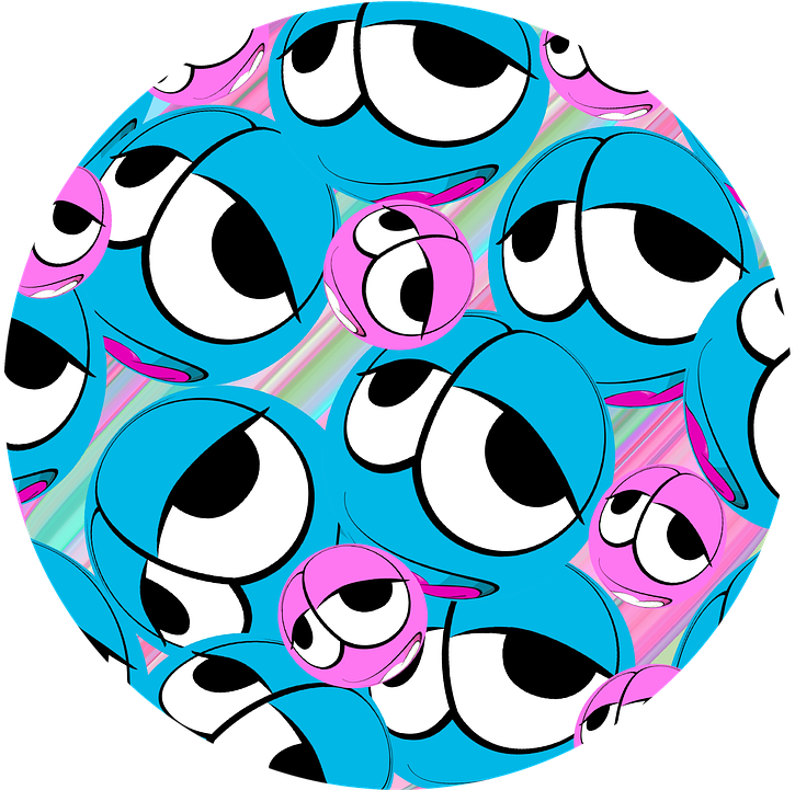 Smilie, Deco, Emoticon, Emotion, Isolated, Face - Smiley Clipart (916x720), Png Download