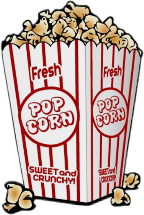 Kino Popcorn Clipart - Png Download (480x715), Png Download