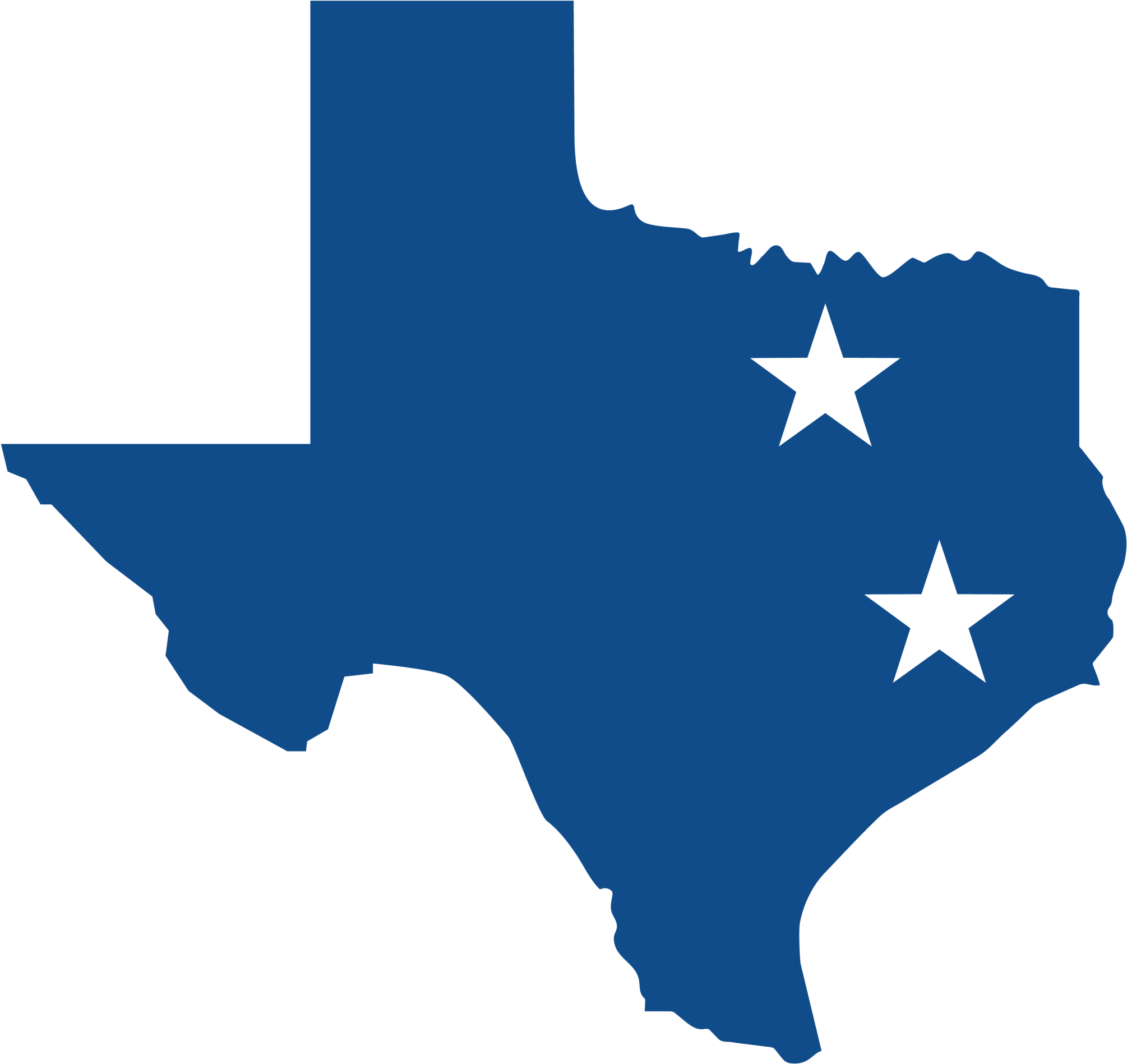 2048 X 2048 6 - Texas Map Clip Art - Png Download (2048x2048), Png Download