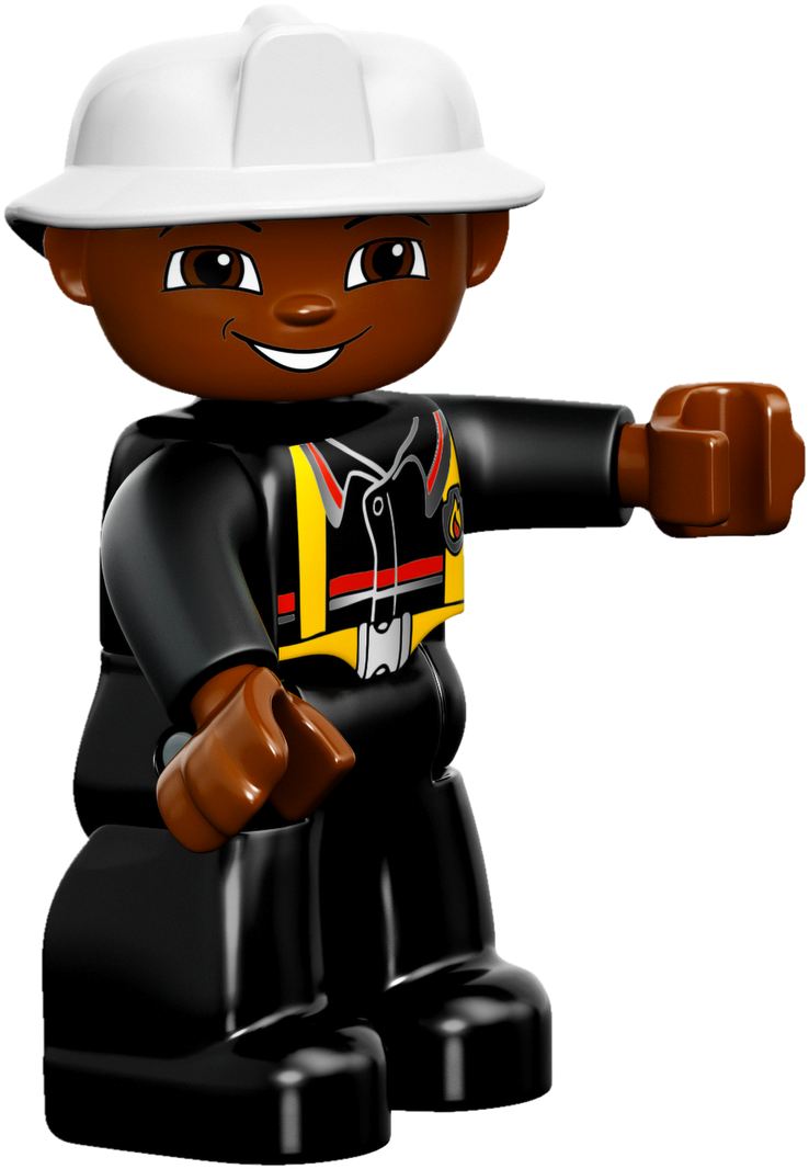 Navigation - Duplo Firefighter Clipart (806x1132), Png Download
