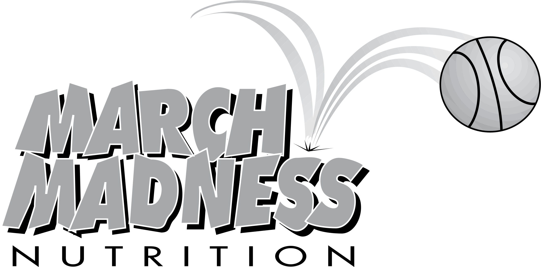 March Madness Nutrition Logo Png Transparent - Calligraphy Clipart (2198x1085), Png Download