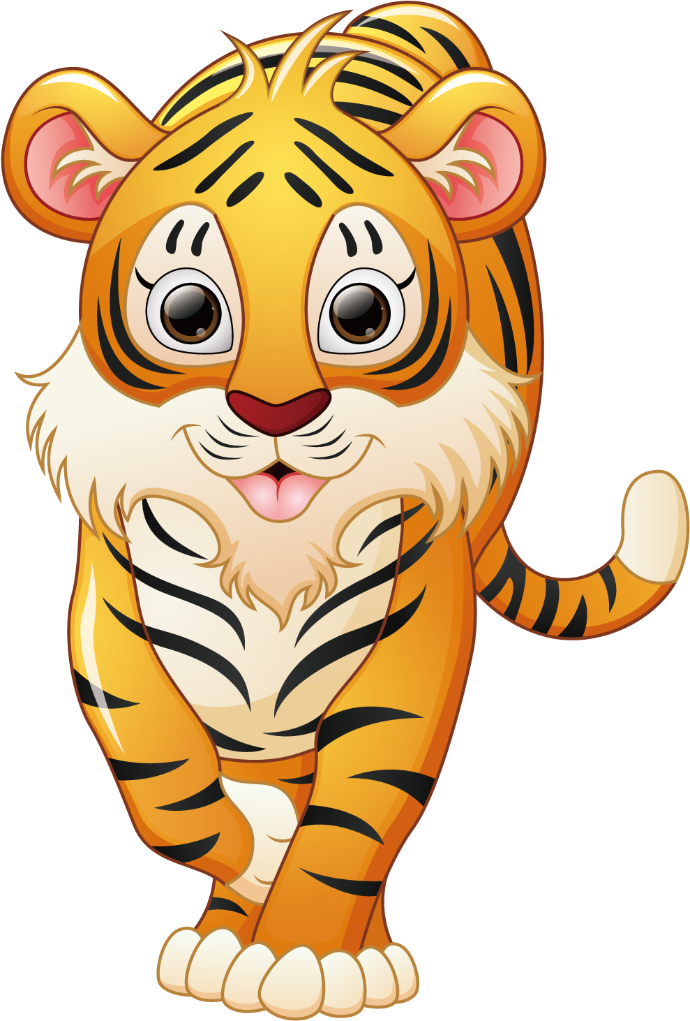Big Cat Clipart Sumatran Tiger - Alphabet T For Tiger - Png Download (1800x1800), Png Download