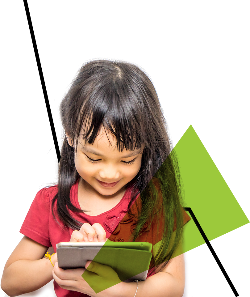 Girl Asian Readingk - Girl Clipart (973x960), Png Download