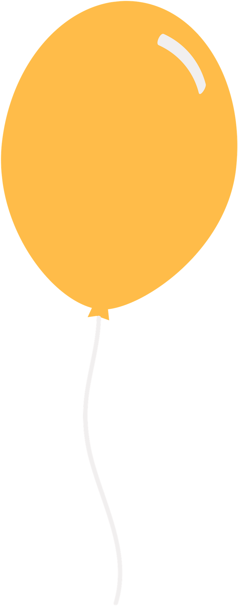 Yellow Balloon Png Clipart (1588x2246), Png Download