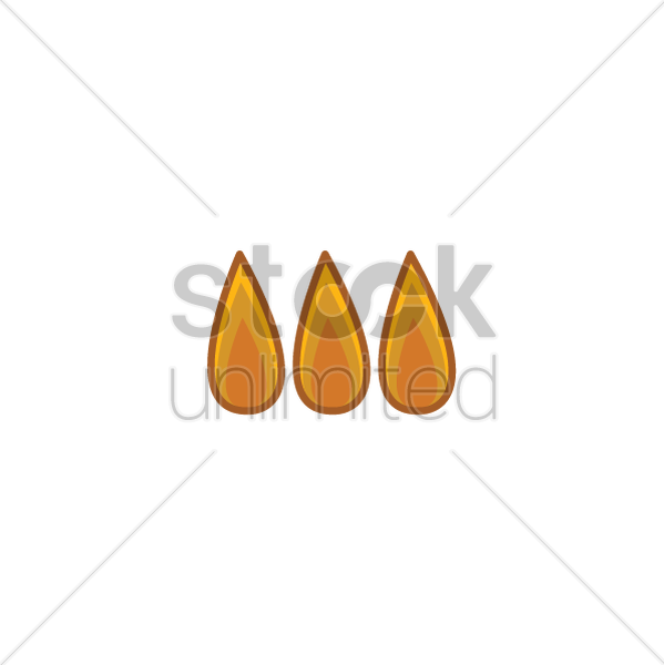 Flames Vector Png - Illustration Clipart (599x600), Png Download