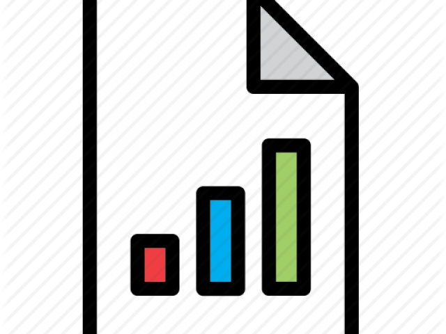 Graph Clipart Vertical Bar - Document Icon Transparent - Png Download (640x480), Png Download