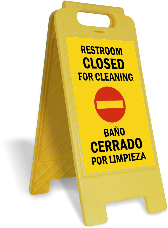 Zoom, Price, Buy - Do Not Enter Restroom Closed For Cleaning Clipart (800x800), Png Download