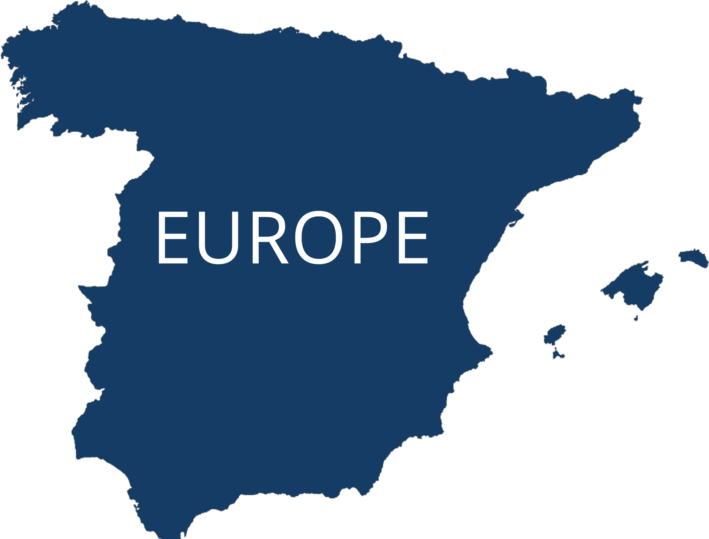 Click To Scroll - Santiago De Compostela On Map Clipart (3013x1879), Png Download