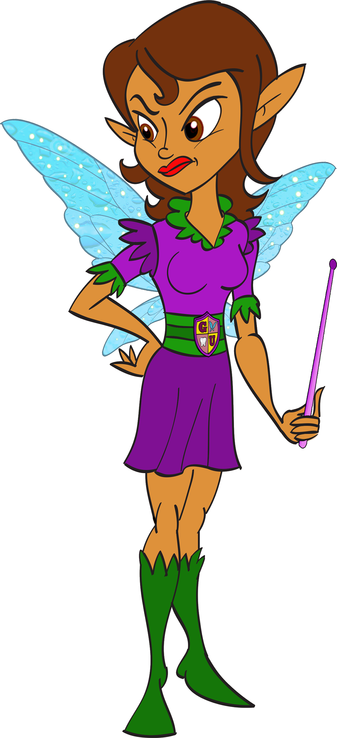 Captain-plaque1 Daria1 - Fairy Clipart (1129x2474), Png Download