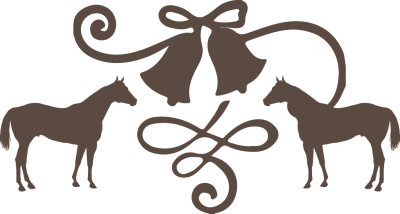 Western Wedding Clipart 3 By Curtis - Wedding Bells Purple Png Transparent Png (800x428), Png Download