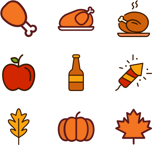 Thanksgiving Clipart (600x564), Png Download