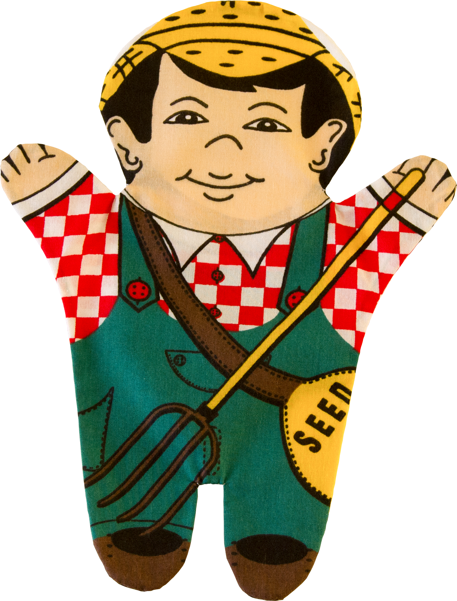 Farmer Puppet Front - Cartoon Clipart (2048x2048), Png Download