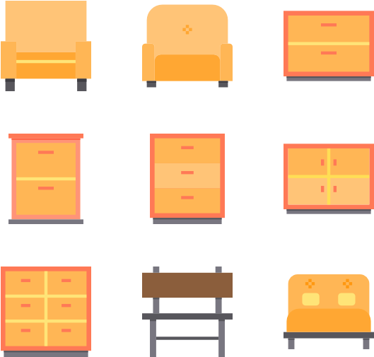 Home Furniture - Chest Of Drawers Clipart (600x564), Png Download