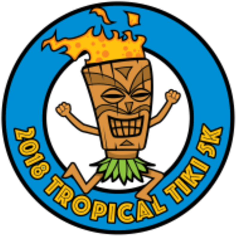 Tropical Tiki 5k Clipart (800x800), Png Download