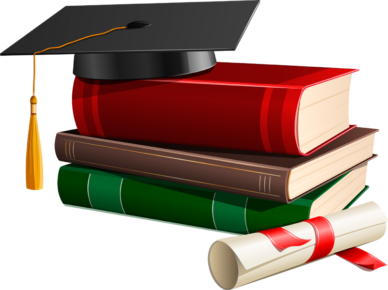 Diploma Clipart Bachelor Degree - Graduation Cap And Diploma Png Transparent Png (800x599), Png Download