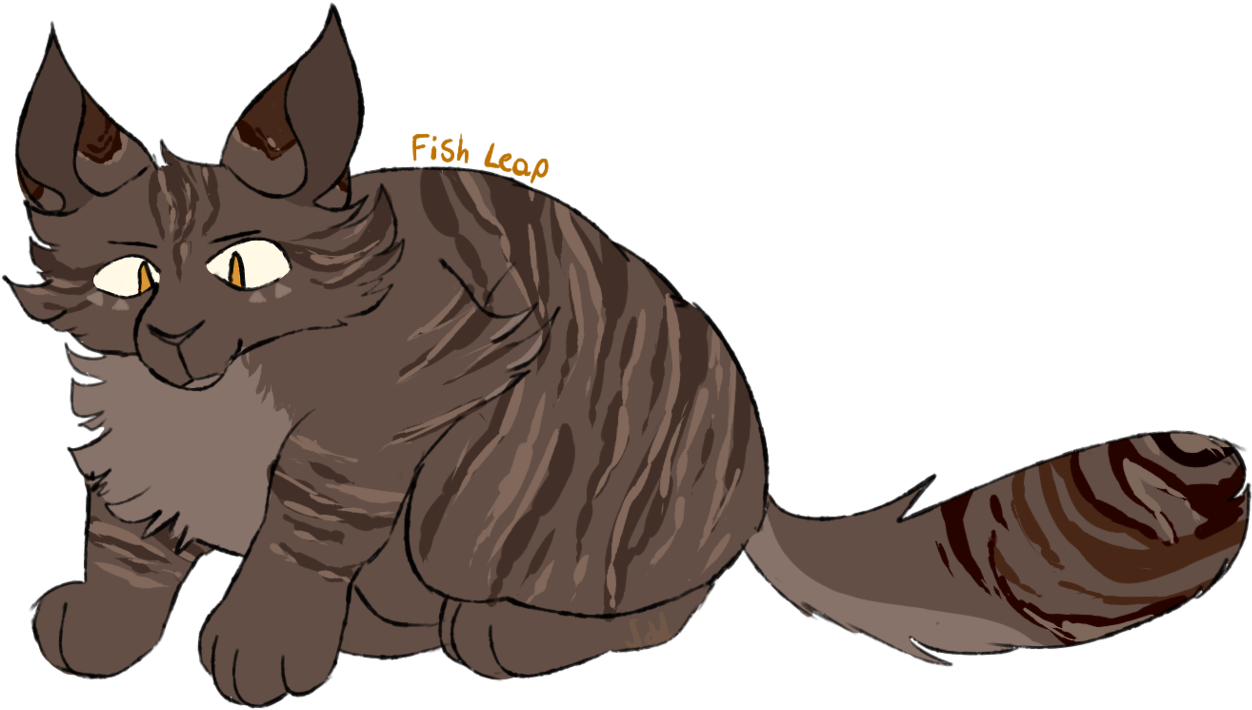 Fish Leap Is A Brown Tabby Tom With Amber Eyes - Maine Coon Clipart (1280x732), Png Download