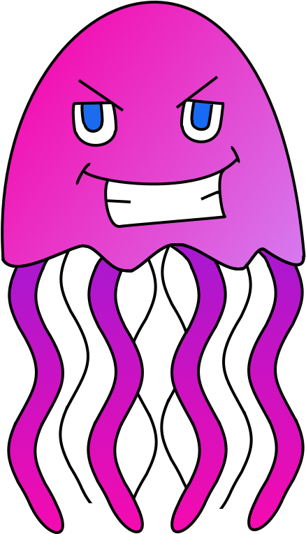 Pink Jellyfish - Boston Celtics Clipart (650x872), Png Download